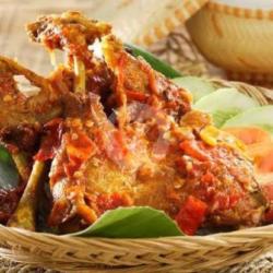 Bebek Sambal Merah   Nasi   Teh Obeng