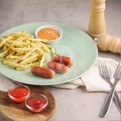 French Fries   Beef Cocktail Sausages