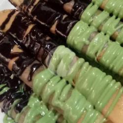 Banana Roll Coklat Greentea