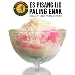 Es Pisang Ijo Keju