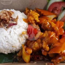 Nasi Sei Asam Manis