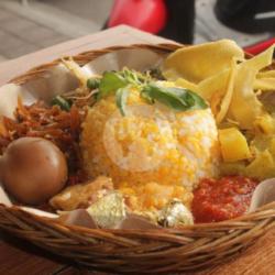 Nasi Jagung Telur Bacem