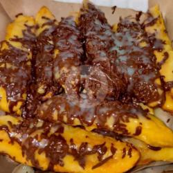 Pisang Goreng Toping Cokelat