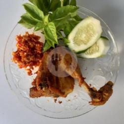 Ayam Goreng Paha Rempah Sambel Korek   Tahu Tempe