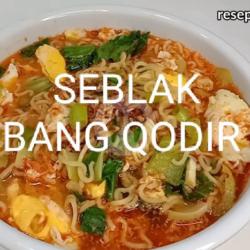 Seblak Kerupuk Telur Ayam Orak Arik