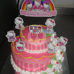 Coklat Cake Hello Kitty