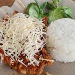 Paket Jumbo  Nasi Ayam Penyet Keju