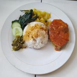 Nasi   Ikan Patin Asam Pedas