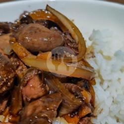 Ricebowl Hati Ampela Ayam Masak Kecap