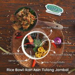 Rice Bowl Ikan Asin Tulang Jambal