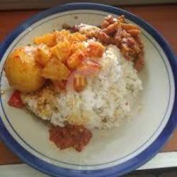 Nasi Telor Kentang Oreg Kering