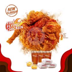 Combo Fire Flying Chicken Spicy Smoky