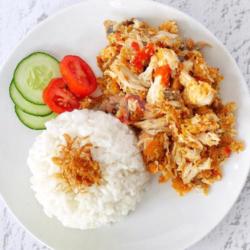 Nasi Ayam Geprek Sambal Gepuk