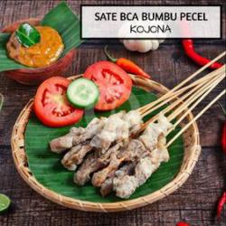 Sate Bca Bumbu Pecel Kojona (10 Tusuk Full Daging)