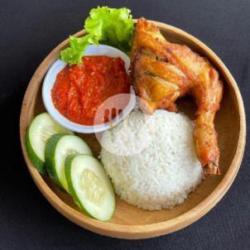 Nasi Ayam Goreng Sambal Cabai Ijo