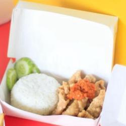 Paket Nasi Kulit Crispy