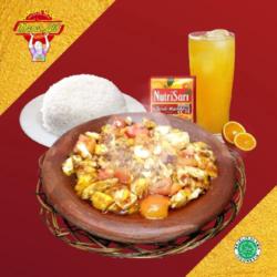 Paket Gami Telur   Nasi   Nutri Sari