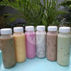 Minuman Jelly Coklat, Greentea, Taro, Strawberry