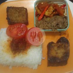 Nasi Bacem Tempe Tahu