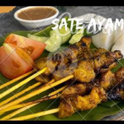 Sate Ayam 10 Pcs ( Bisa Pilih Nasi/lontong )