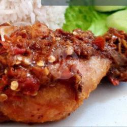 Nasi Ayam Goreng Siram Sambal Pencok