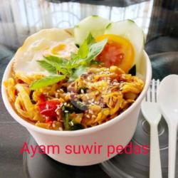 Ricebowl Ayam Suwir Pedas