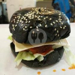 Black Burger Kebab Keju