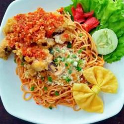 Mie Geprek Pedas Sedang