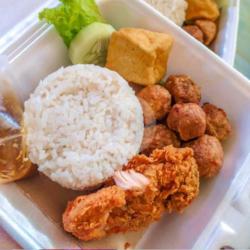 Nasi Geprek Pentol