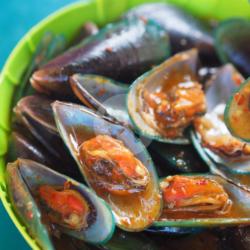 Kerang Hijau Saus Pedas