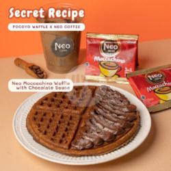 Neo Moccachino Waffle   Chocolate Sauce