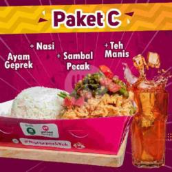 Paket C Ayam Geprek Sambal Pecak