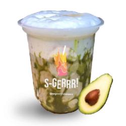 Ice Coffee Milk Avocado