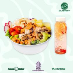 Combo Signature Salad   Healthy Drink