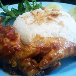 Nasi Ceker Pedas Tahu Tempe