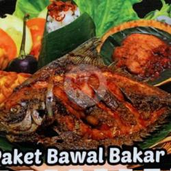 Nasi Uduk Bawal Goreng/bakar