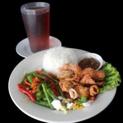 Nasi Udang Masak Telor Asin