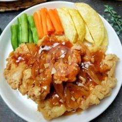 Crispy Chicken Steak Barbeque