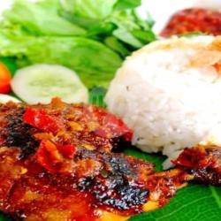 Ayam Bakar Paket Nasi Kangkung Cah