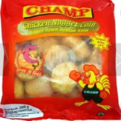 Nugget Champ Coin 200 Gr - Frozen