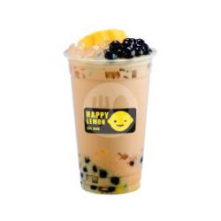 [r] Boba Milk Tea Pudding & Lychee Jelly