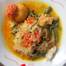 Lontong Sayur   Telur Bulat Rendang/sambal