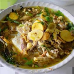 Nasi Soto Ayam   Ampela Hati (jeroan)