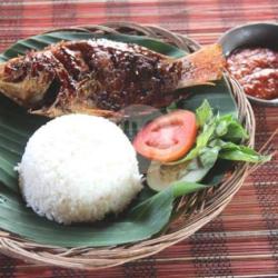 Nasi   Mujair Bakar Pedas