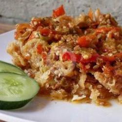 Telor Geprek Sambal Korek