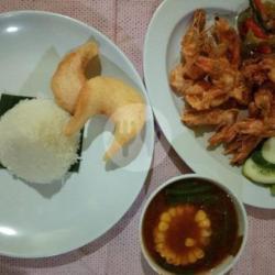 Nasi Udang Sambal Matah