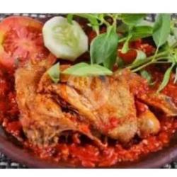 Ayam Penyet Sambel Merah