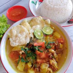 Nasi Soto Bening Love Veggie