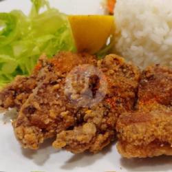 Nasi Chicken Karaage