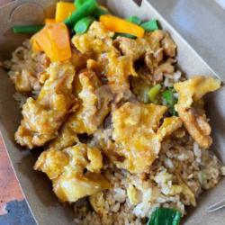 Nasi Goreng Bistik Telur Asin